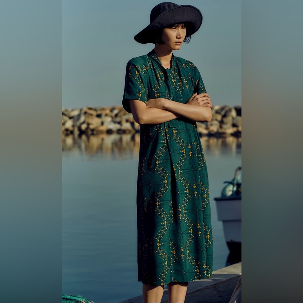 TOAST Bryn Navigator Print Dress